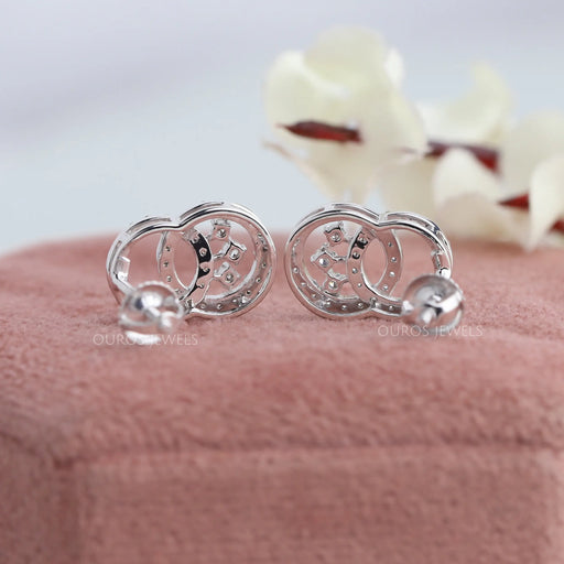 Double Round Crystal Earrings Earring