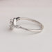 Heart Cut Lab Diamond Curved Ring