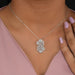 Round Diamond Mine Knot Pendant