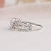 Pear Diamond Solitaire Accent Ring
