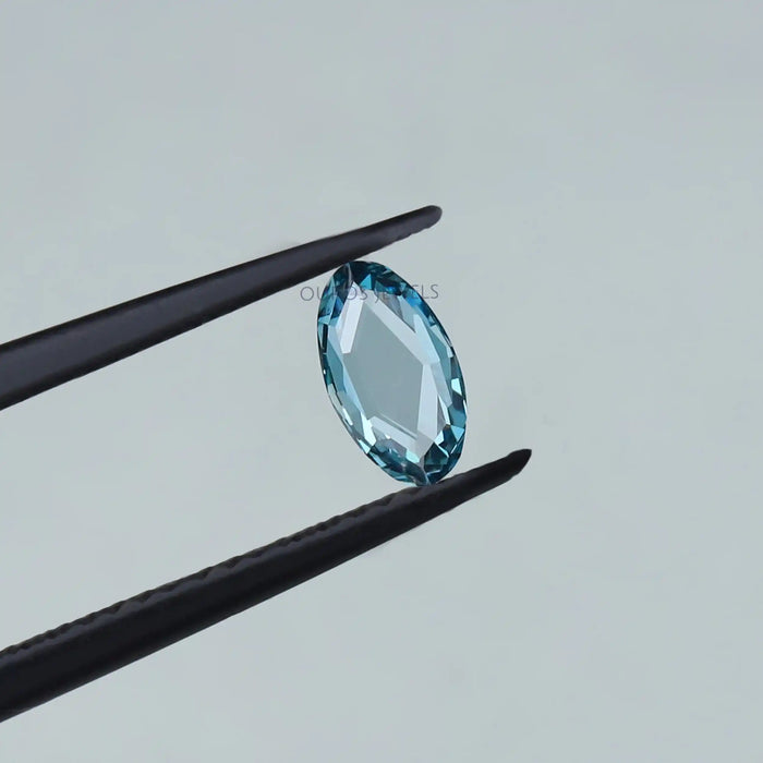 0.53 Carat Rose Cut Oval Shape Lab Grown Diamond Loose