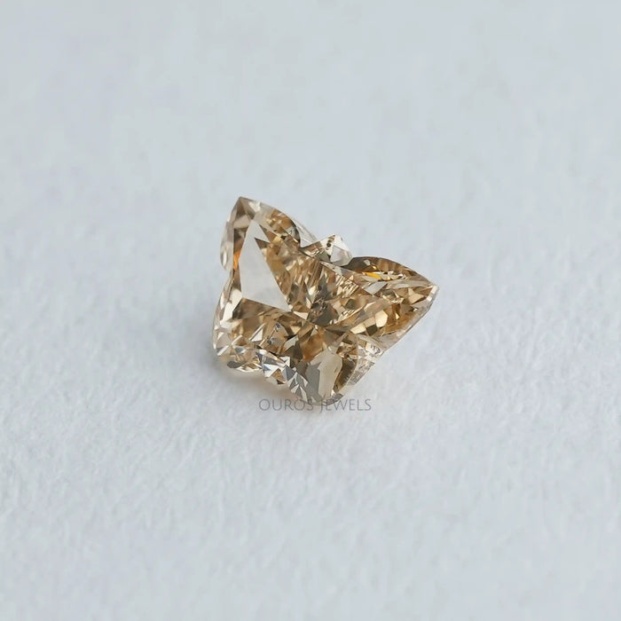 0.40 Carat Fancy Yellow Butterfly Lab Grown Diamond